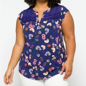 Crochet Detail Knit Top